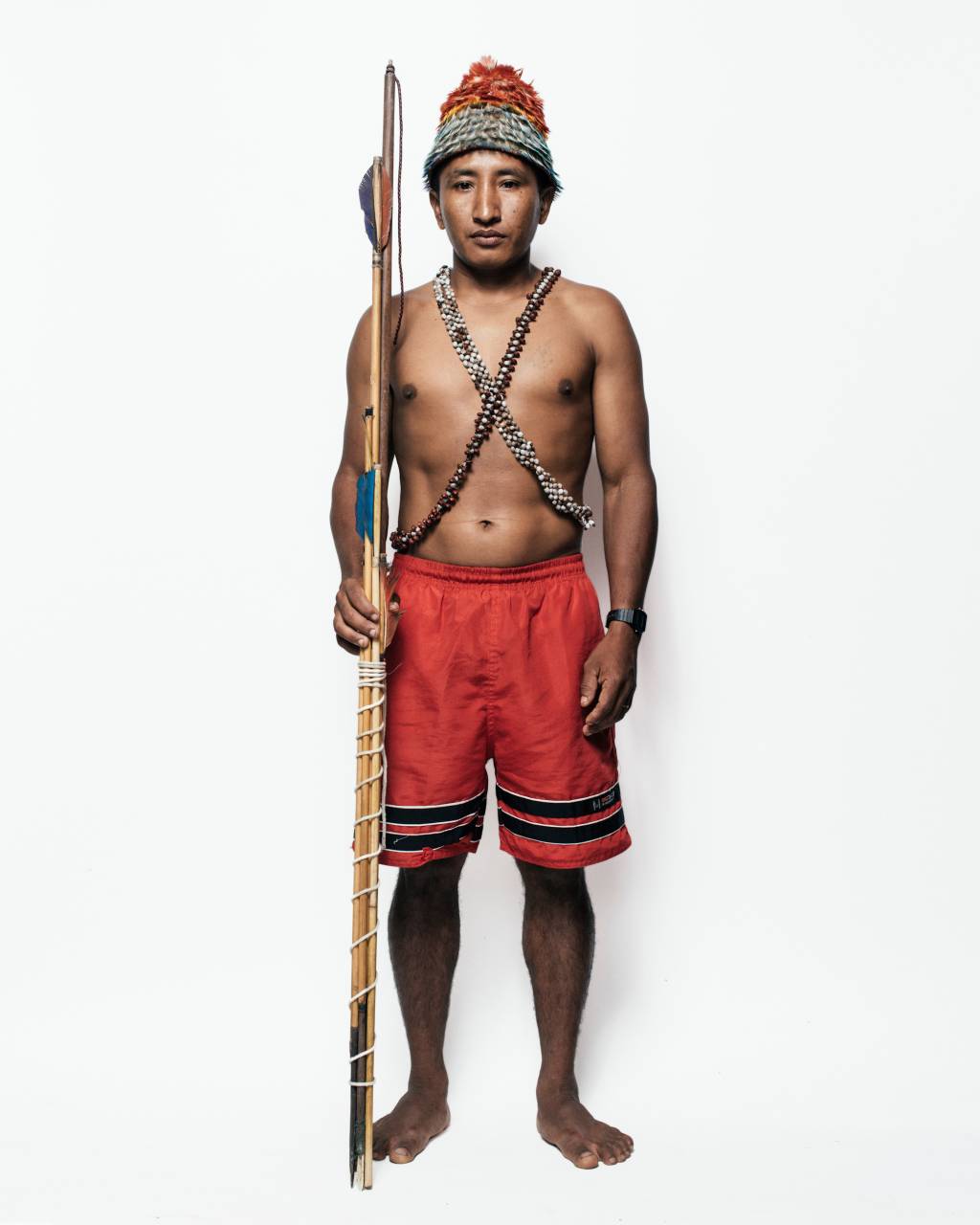 Ivair Dace, indígena da etnia Munduruku, Pará, 2014. Filipe Redondo/Fotografia