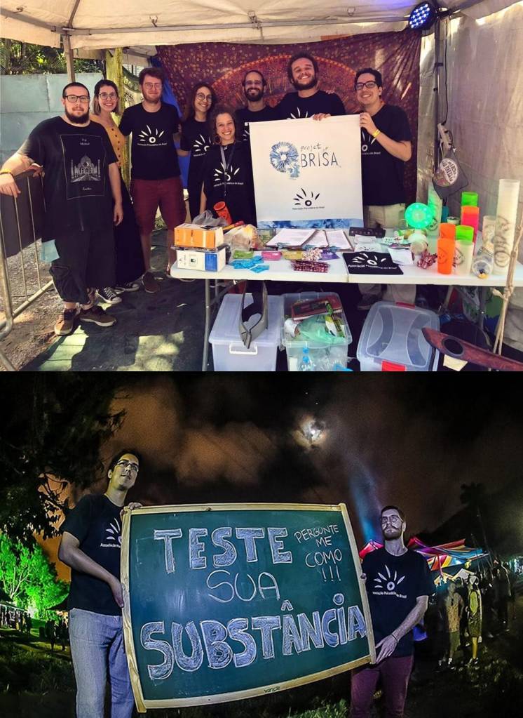 fotos dos integrantes do projeto brisa em ações e festas