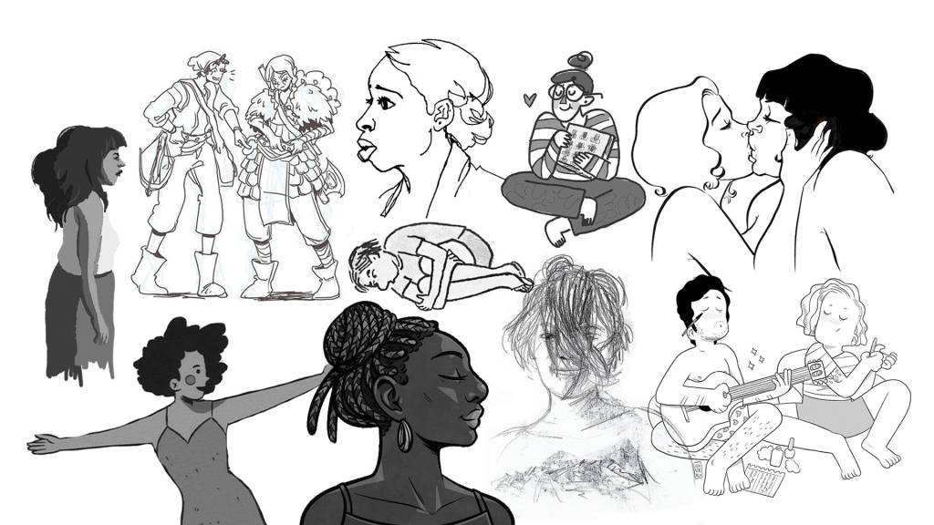 Elas fazem quadrinhos