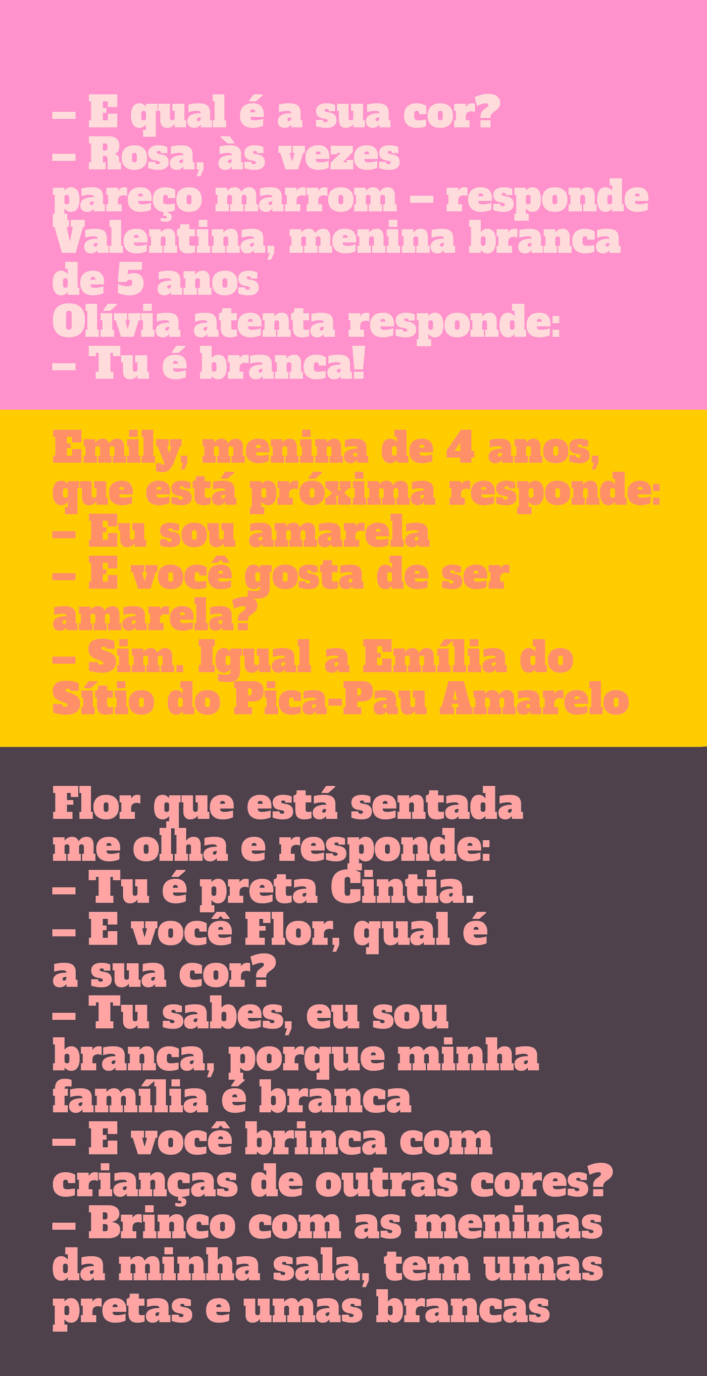 Entrevistas com crianças