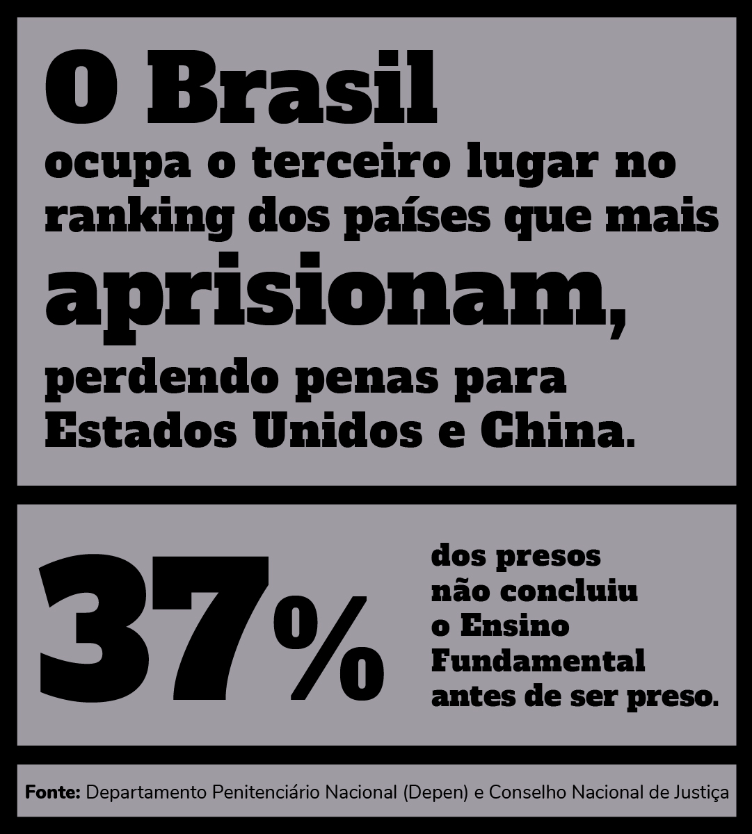 dados acerca do encarceramento da população brasileira