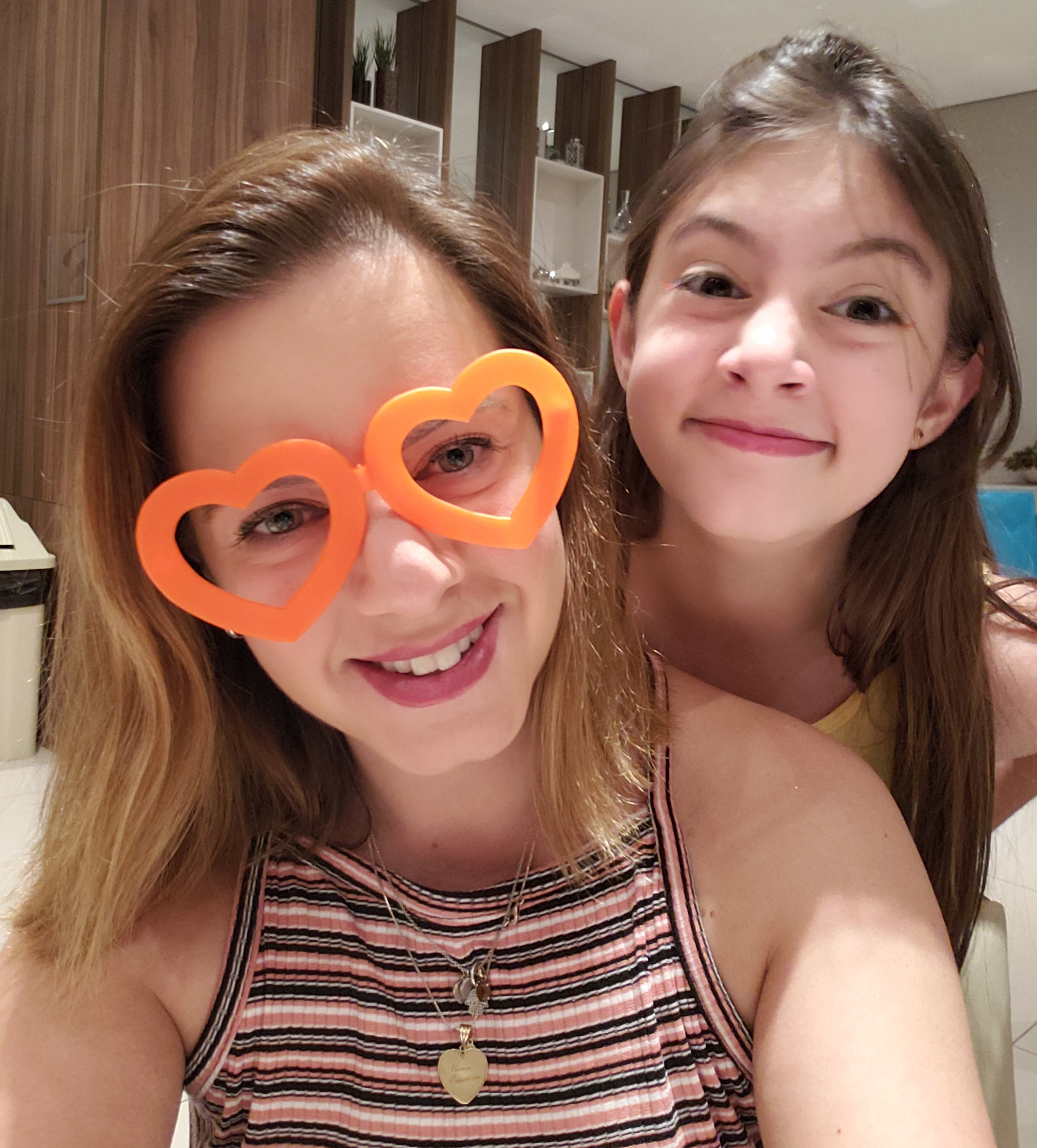 Foto de tatiana com a sua filha