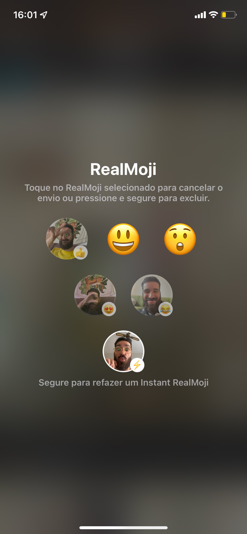 print da tela do app BeReal